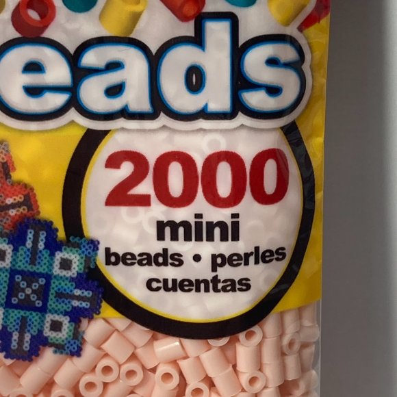 Perler Peach Mini Beads 39 Packs (2000 Beads per Pack) Craft Beads Small - Picture 5 of 15